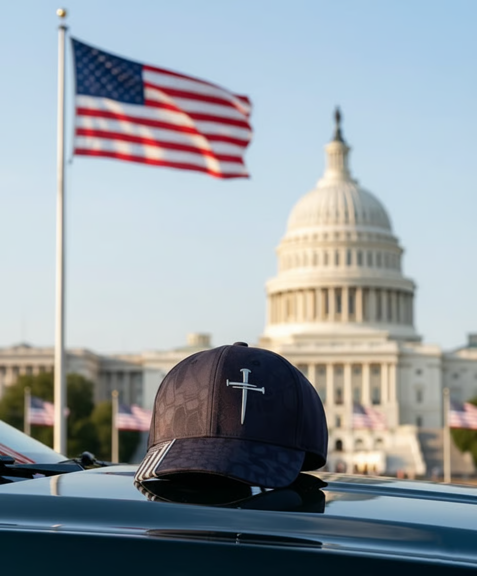 ✝️Adjustable Jesus 3 Nail Cross Hat