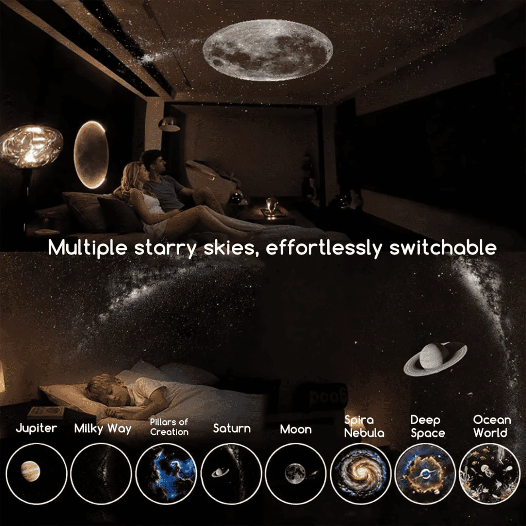 Night Light Projector - Smart Holographic Star Projector