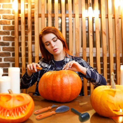 Large Halloween Cookie Cutter Set - 7 Piece - Stainless Steel