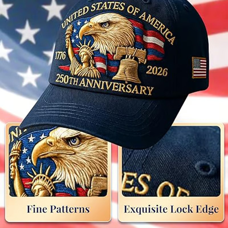 Eagle & Liberty – United States 250th Anniversary Hat