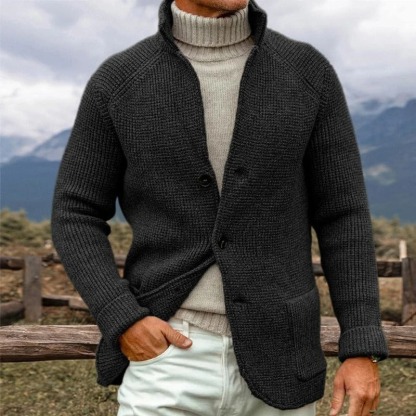 Men’s Comfortable Cotton Knit Blazer