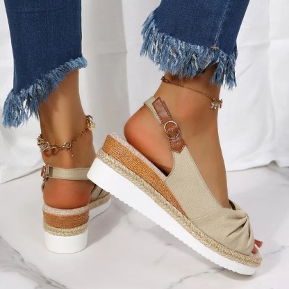 ONLY TODAY 50% OFF 🔥 Paris Casual Flatform Daily Comfy Memory Sandals