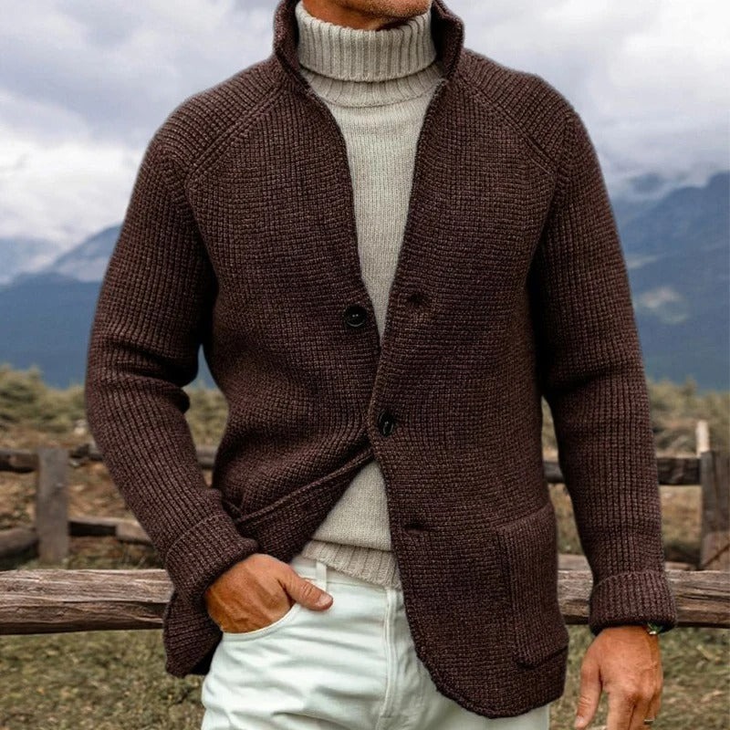 Men’s Comfortable Cotton Knit Blazer
