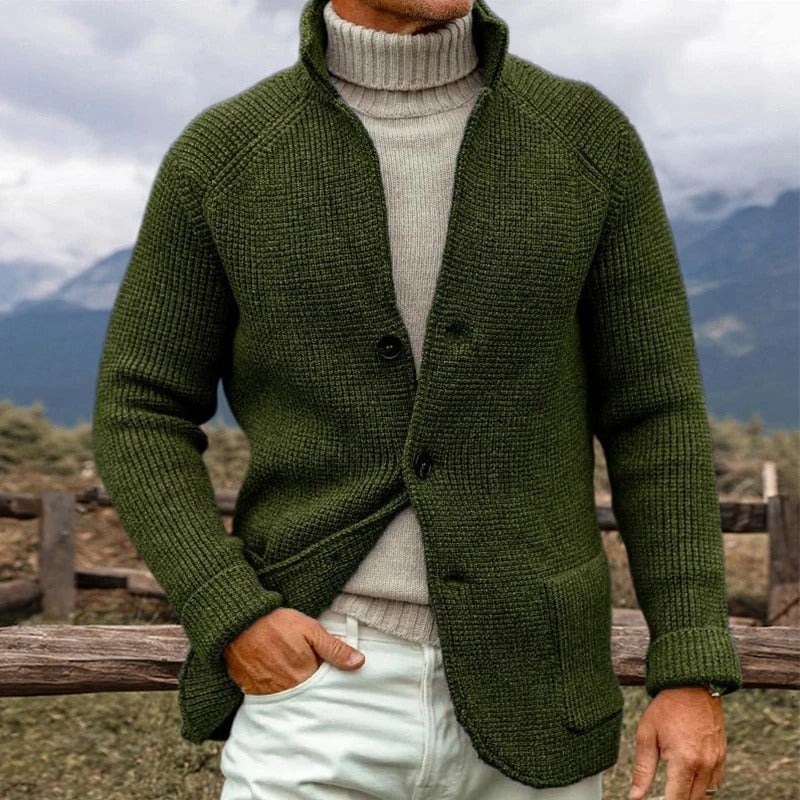 Men’s Comfortable Cotton Knit Blazer
