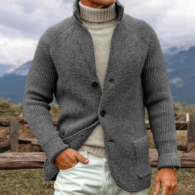Men’s Comfortable Cotton Knit Blazer