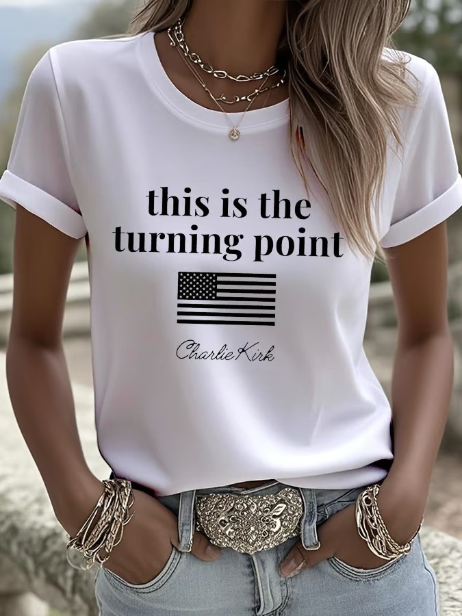  Women's Turning Point Rip Printed T-Shirt
