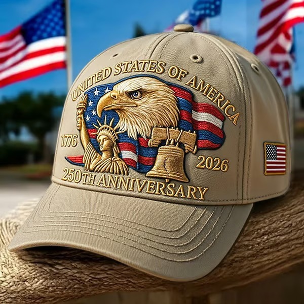 Eagle & Liberty – United States 250th Anniversary Hat