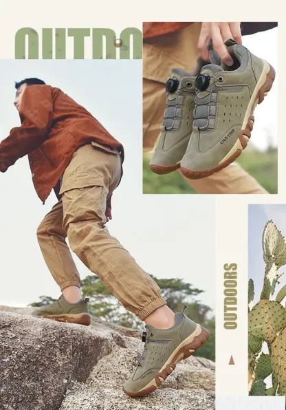 MEN'S NEW ROTARY BUCKLE MOUNTAINEERING OUTDOOR SNEAKERS