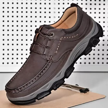 ⏰Promotion 60% OFF - 2025 New Men's Orthopedic Comfortable Casual Genuine Leather Slip On Loafers