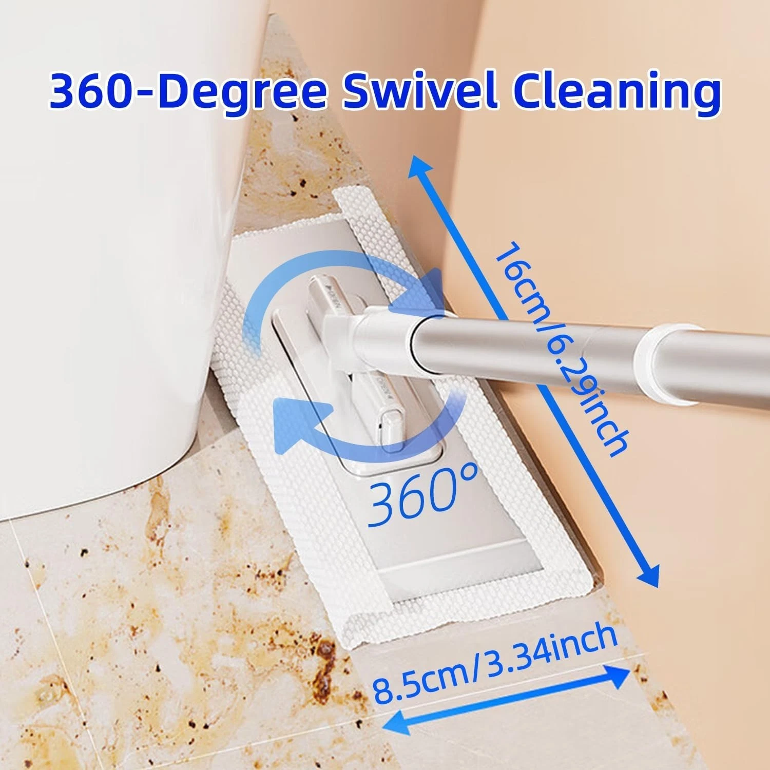 Hands-Free Multi-Purpose Flat Mop