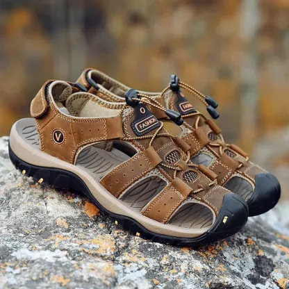 ⏰Promotion 60% OFF - 2025 New Men's Orthopedic Comfortable Trekway S1 Sandal
