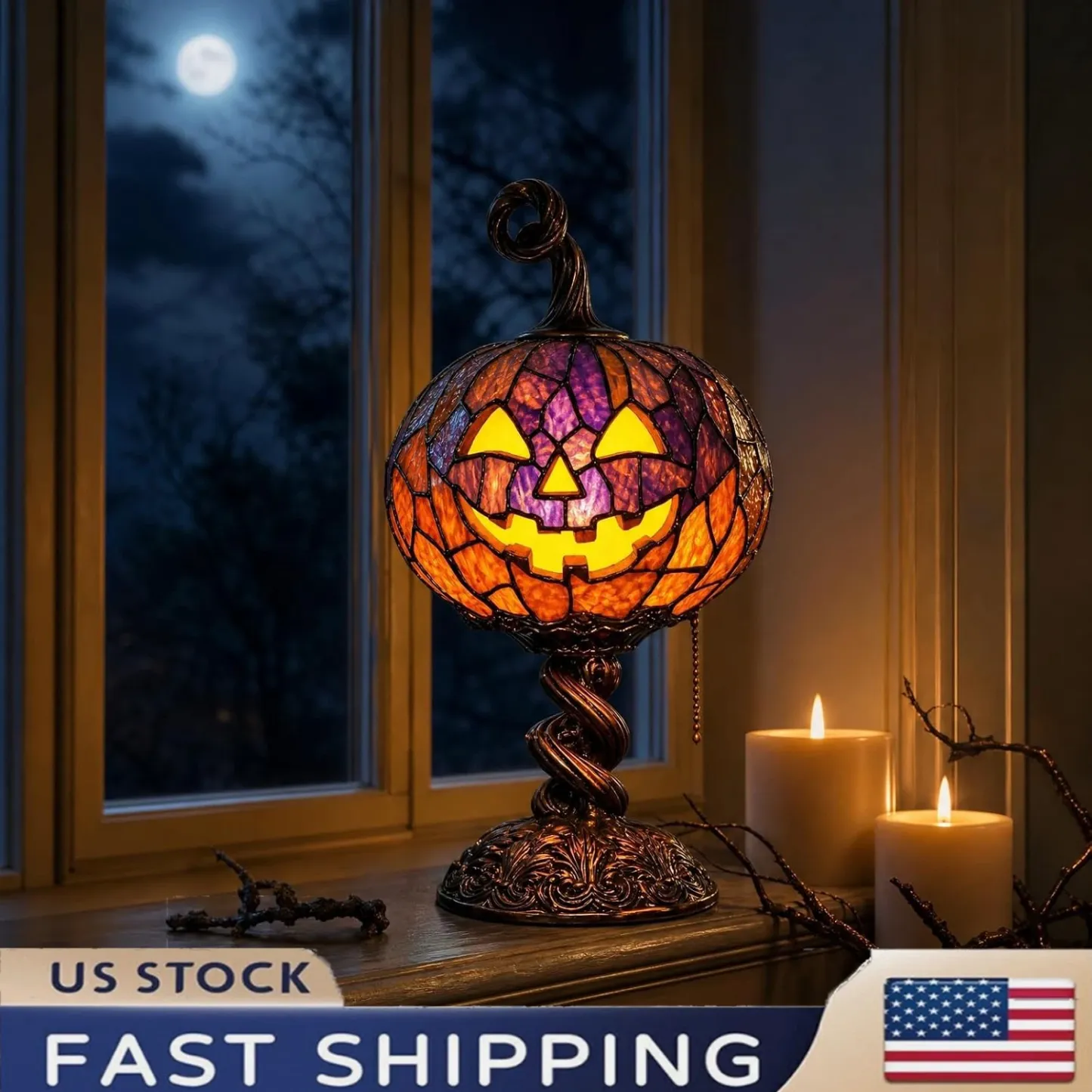 Halloween pumpkin lantern