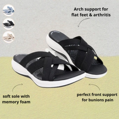 👍Last Day Promotion 70% OFF – 2025 🌹 Orthopedic Sport Slide Sandals