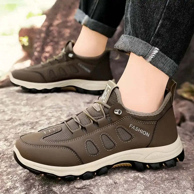 🔥Last Day Promotion 70% OFF🔥Men's mesh lightweight and breathable travel shoes, non-slip walking shoes