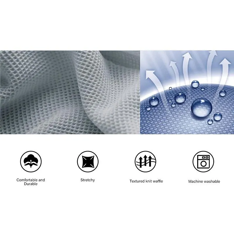 Men's Plaid Waffle Polo Shirts