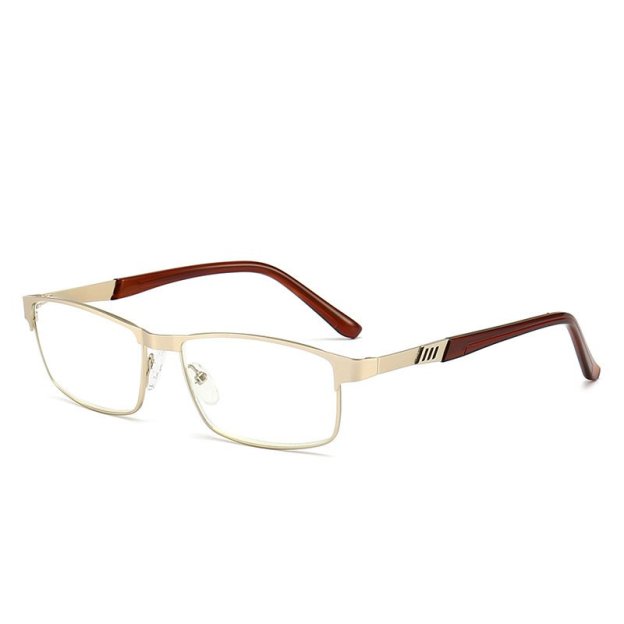 Business Metal Eyeglasses Presbyopia Square Metal High Transmittance Office
