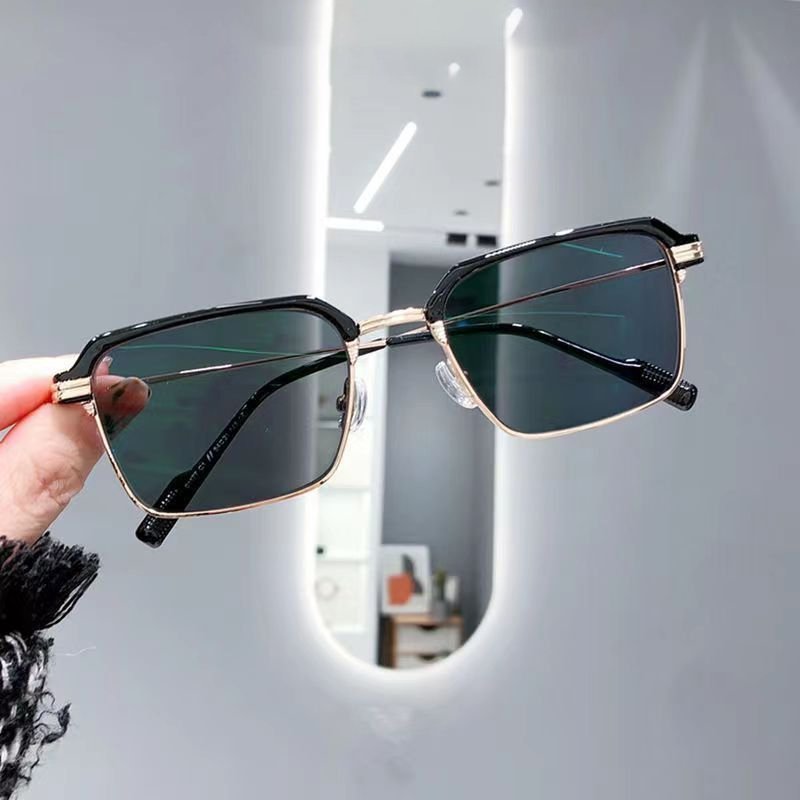 Color Changing Myopia Glasses Myopia Glasses Fashion Color Changing No Face Shape Outdoor