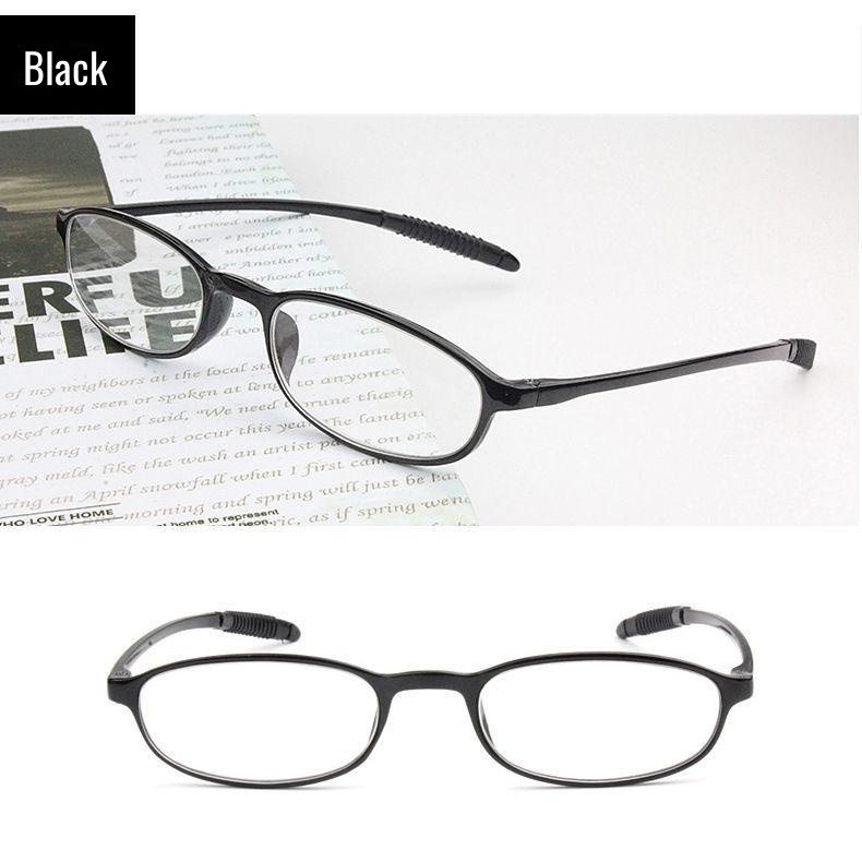 Buy one get one free reading glasses for men and women high-definition fashion simple ultra-light TR90 elderly reading glasses comfortable and elegant