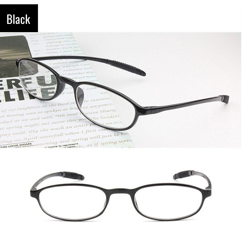 Buy one get one free reading glasses for men and women high-definition fashion simple ultra-light TR90 elderly reading glasses comfortable and elegant