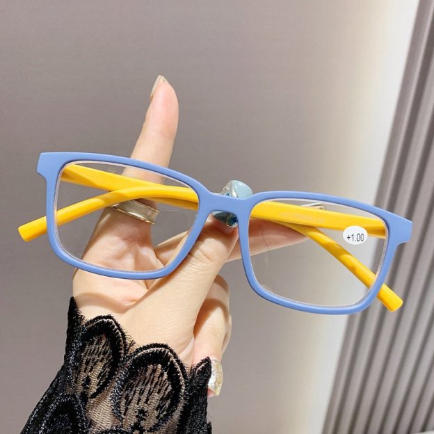 Women's colorful antiblue light presbyopia glasses