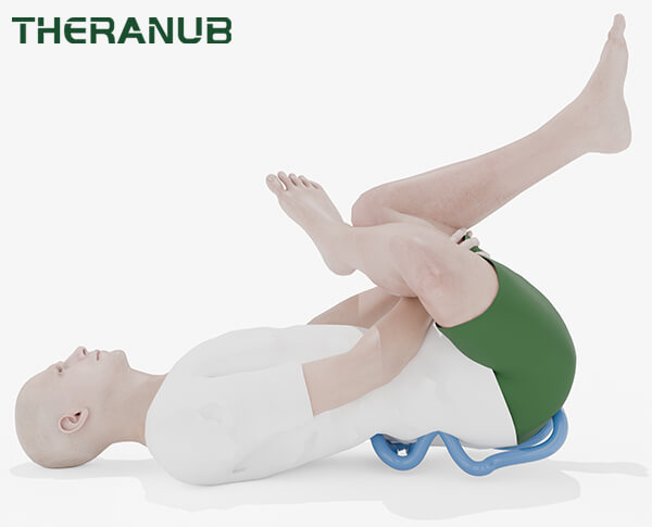 Supine Glute Stretch with the Hoop