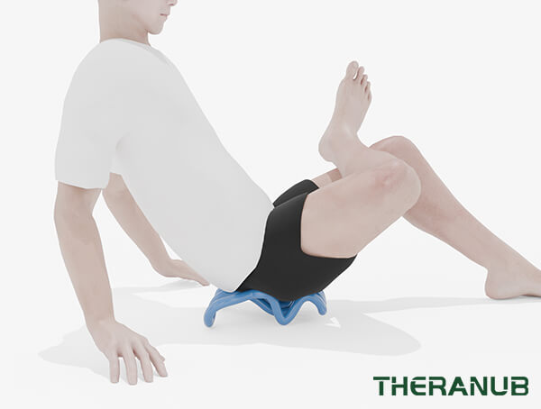 Seated Glute Stretch with the Hoop