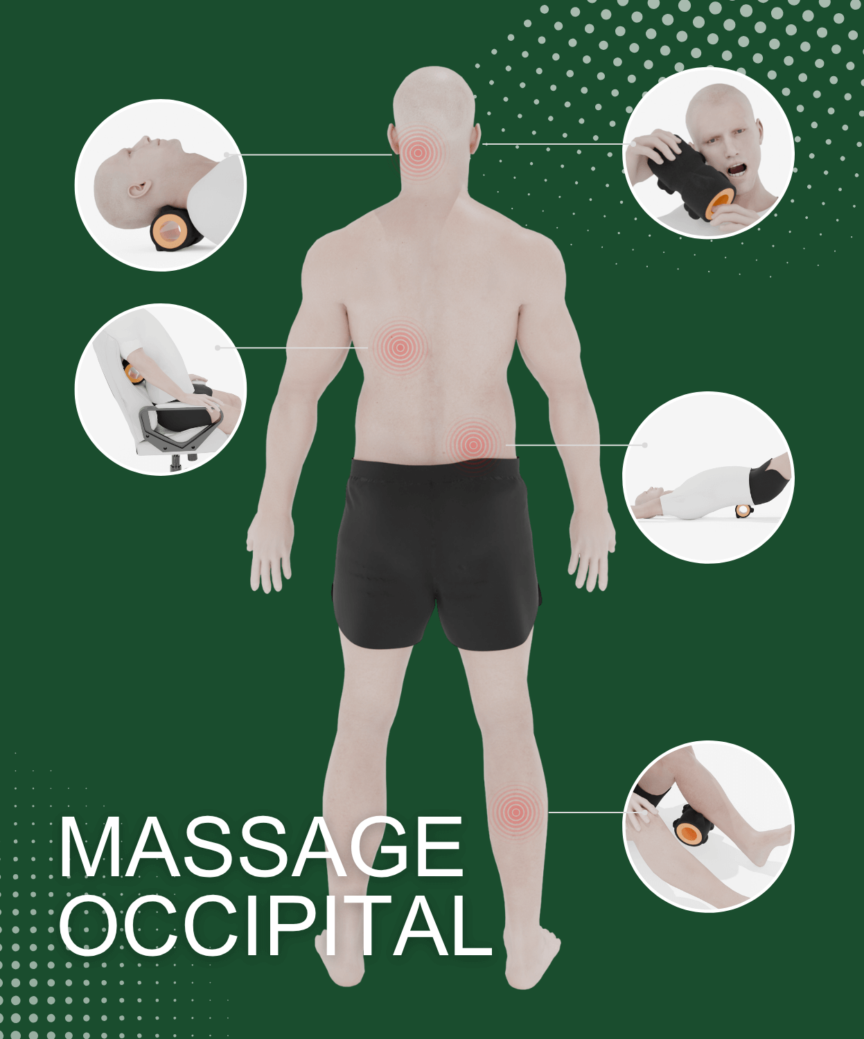 occipital release tool for tmj ear pain go away neck traction massage jaw back si joint legs
