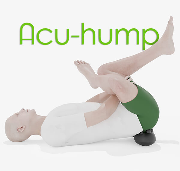 Supine Glute Stretch with the Acu-Hump