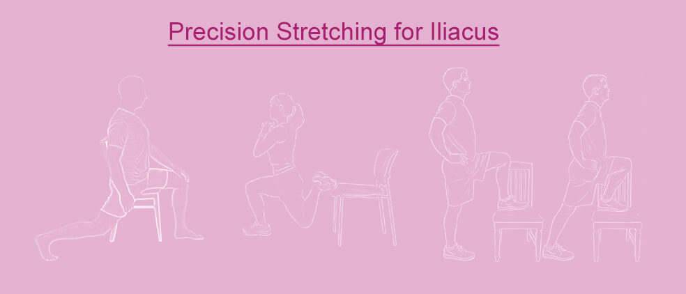 Precision Stretching for iliacus with chair