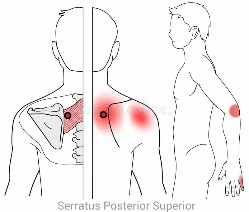 Serratus Posterior Superior trigger point