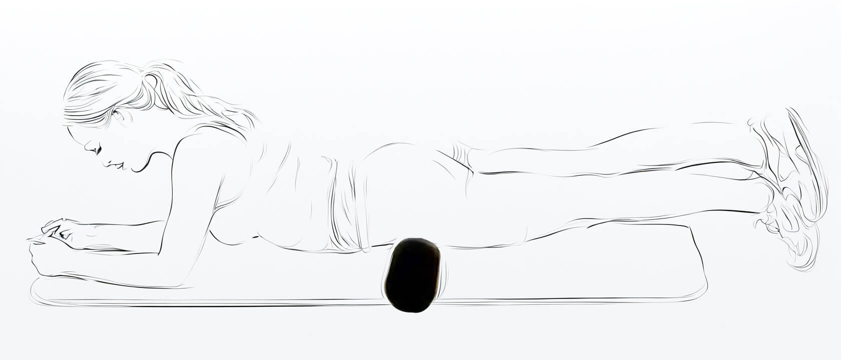 iliacus stretch release with foam roller