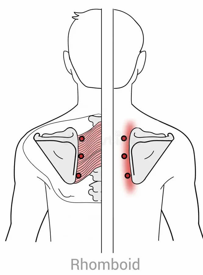 rhomboid muscle knots