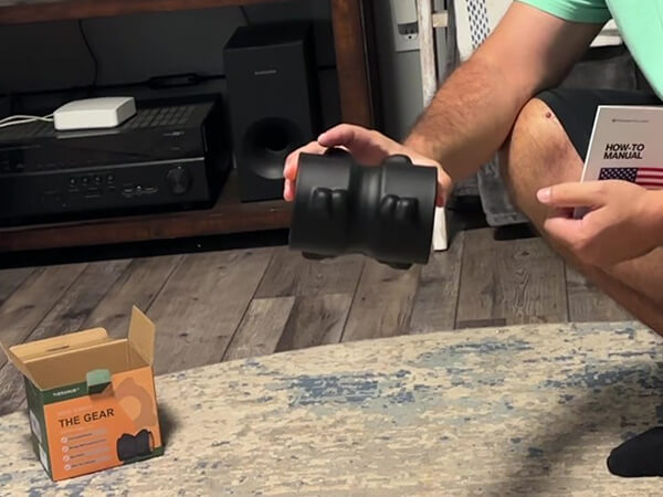 tech neck trigger points massage device by theranub gear