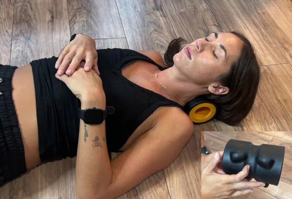 tech neck massage tool by theranub the gear