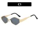 gold frame-gray