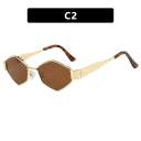 gold frame-brown