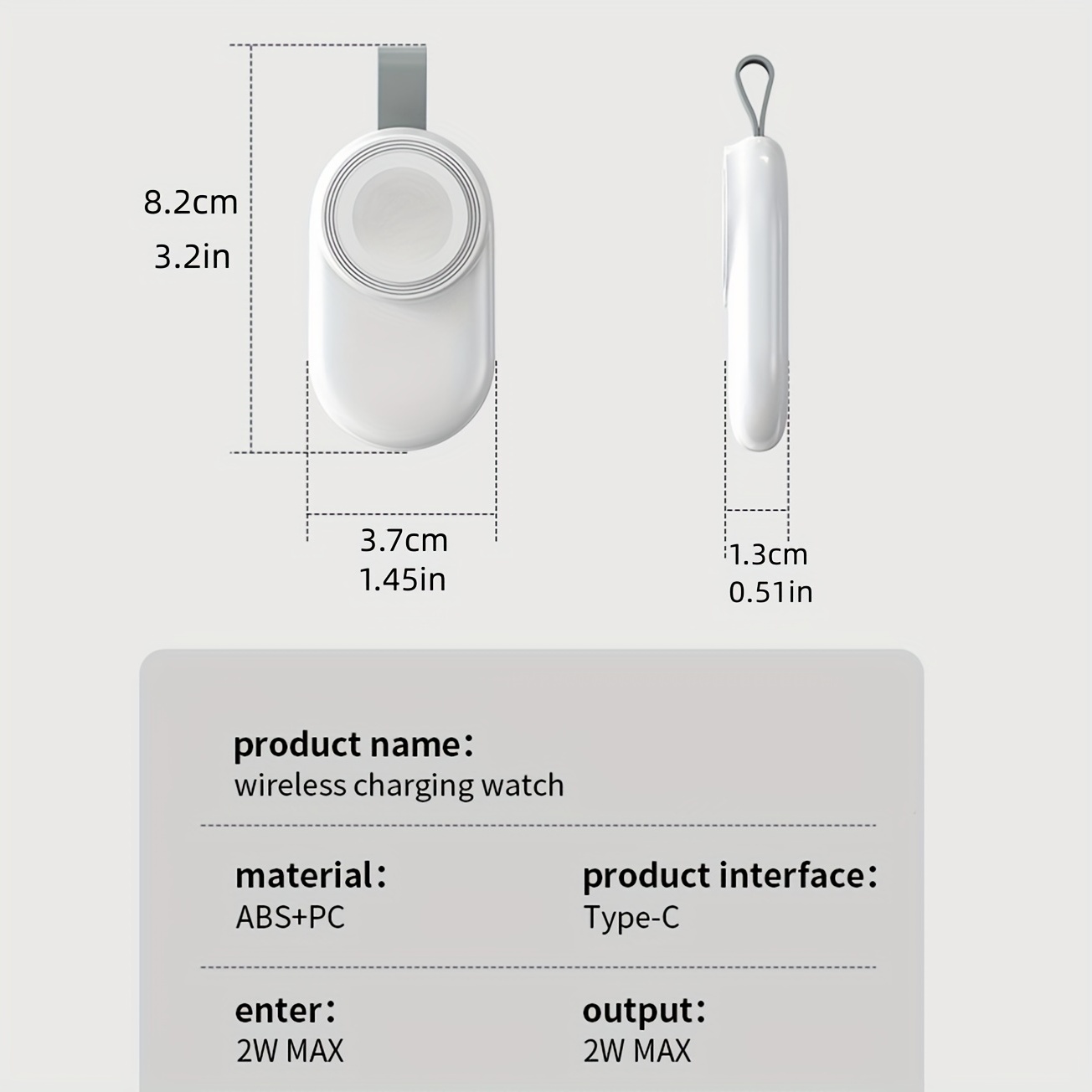 🎁 ¡Descuento del 50% en todos los productos! ⌚️Cargador inalámbrico portátil IWatch✨