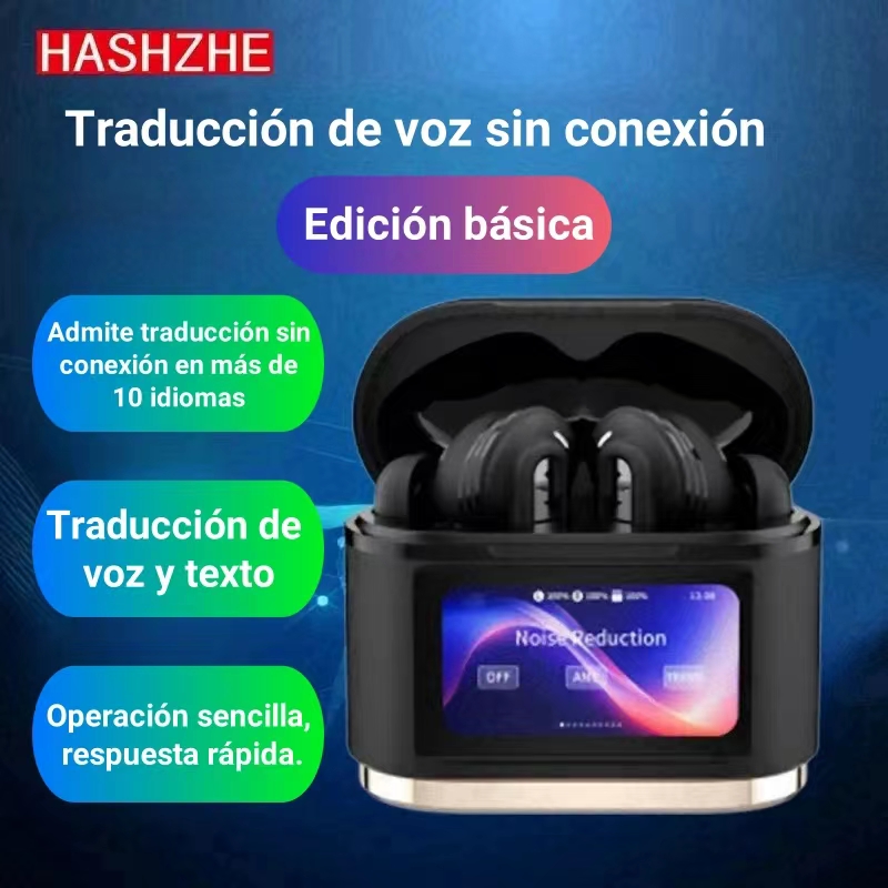 🎧Traductor Pro - Auriculares Inteligentes con IA para Traducción Instantánea 🌍