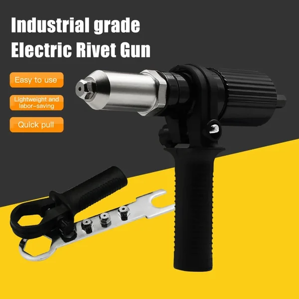 🎁 ¡Descuento del 50% en todos los productos! 🎉Kit de adaptador de pistola remachadora profesional con 4 pernos de boquilla