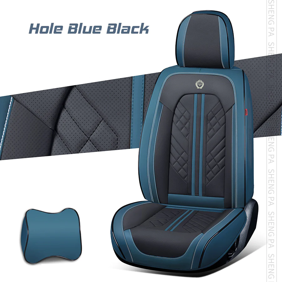 "American Zeta 2023 American Zeta 2023 Set complet de huse universale respirabile impermeabile din piele pentru mașini, SUV-uri, camioane