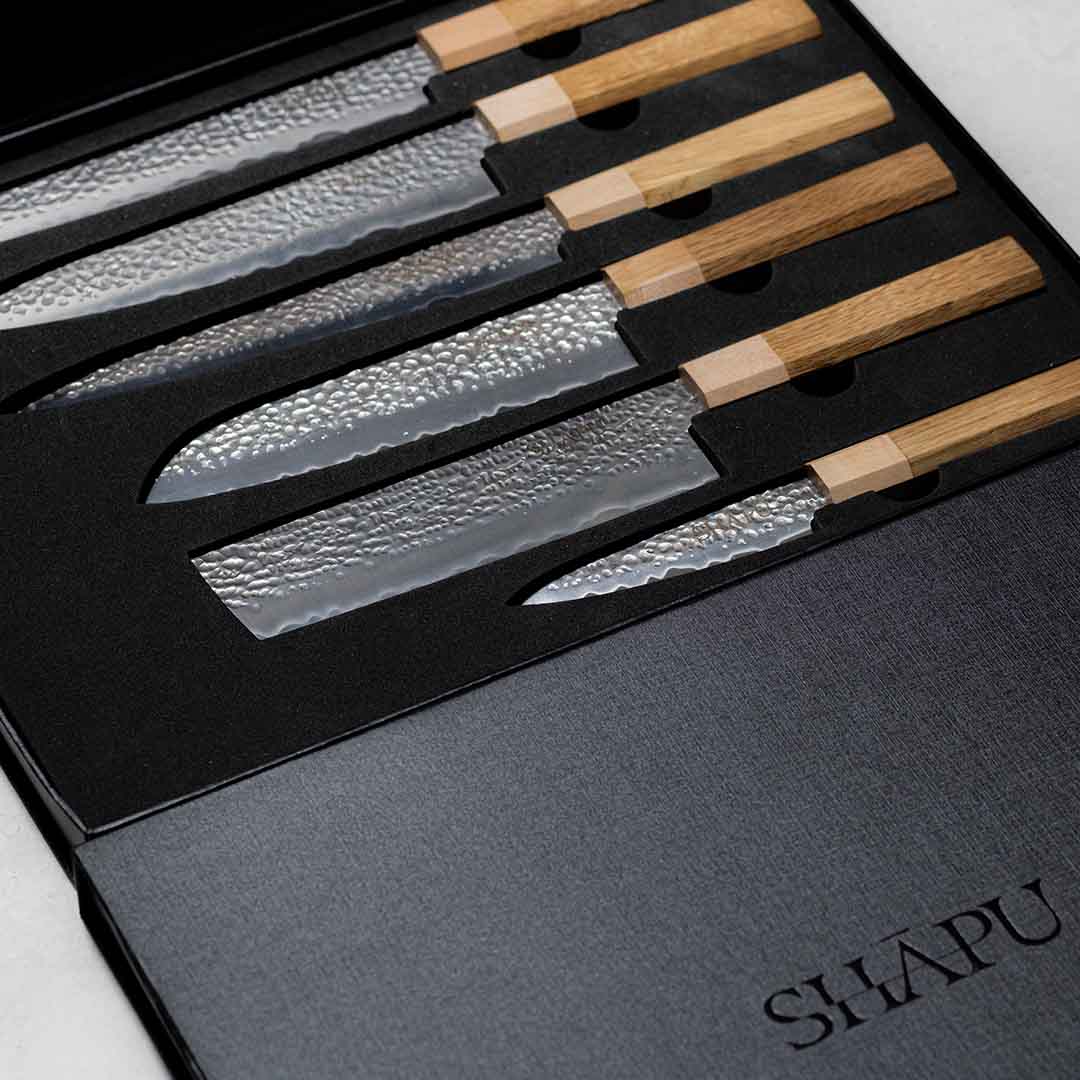 Colecția de cuțite Shapu Seki: Setul de cuțite suprem pentru bucătar japonez