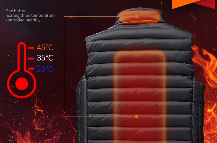 🔥Electrically heated down vest