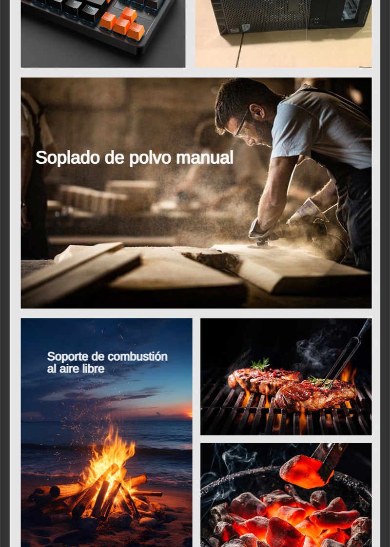 🎁 ¡Descuento del 48% en todos los productos ! 🌀 Ventilador portátil de turbina súper potente multifuncional  🍃