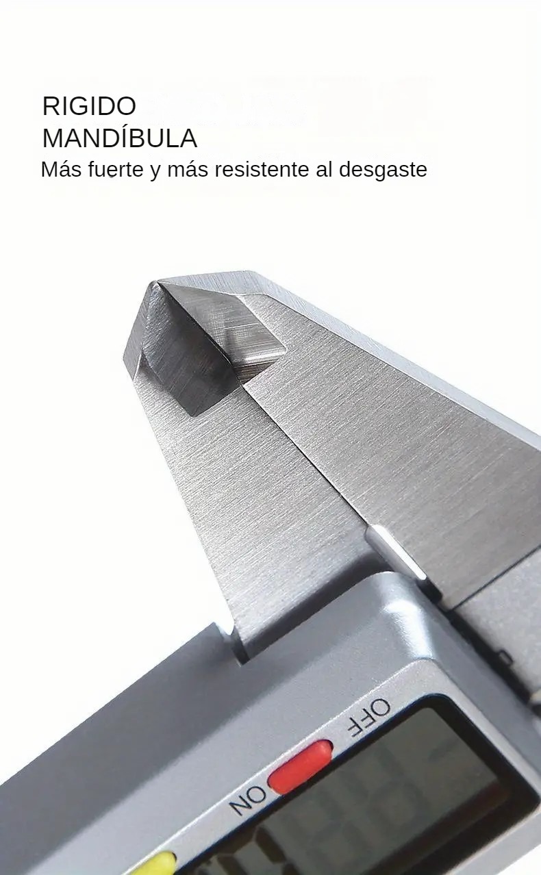 🎁 ¡Descuento del 48% en todos los productos ! 🛠️ Herramienta de medición LCD de acero inoxidable con calibre de 6 pulgadas 🌟