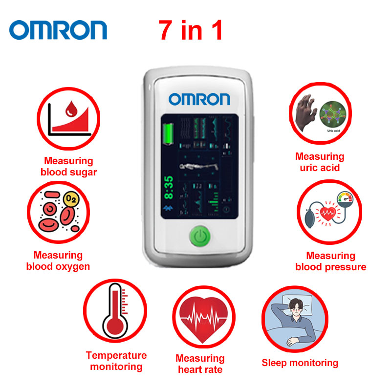 🌟 Omron 11 en 1 Glucómetro No Invasivo: Precisión del 99% sin Dolor ni Pinchazos 💙