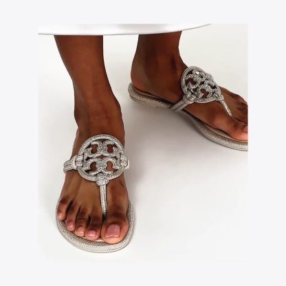 MILLER PAVÉ KNOTTED SANDAL