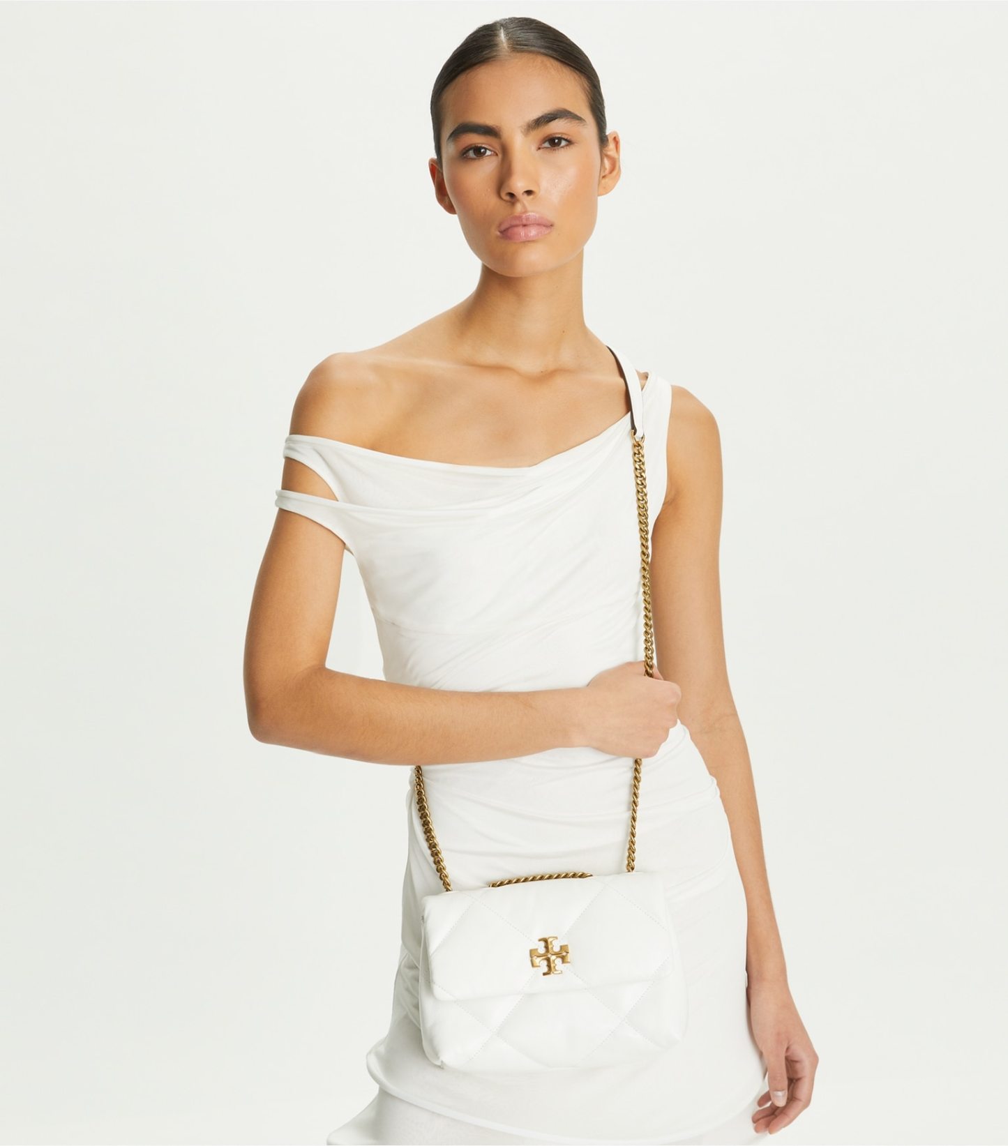 SMALL KIRA DIAMOND QUILT CONVERTIBLE SHOULDER BAG