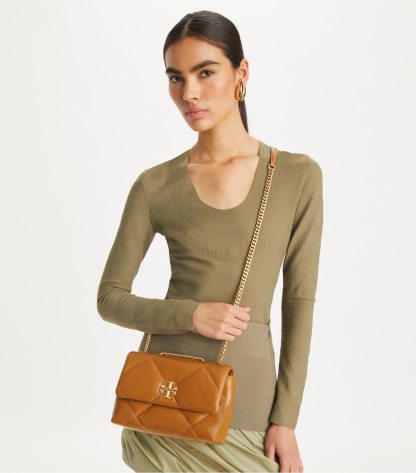 SMALL KIRA DIAMOND QUILT CONVERTIBLE SHOULDER BAG