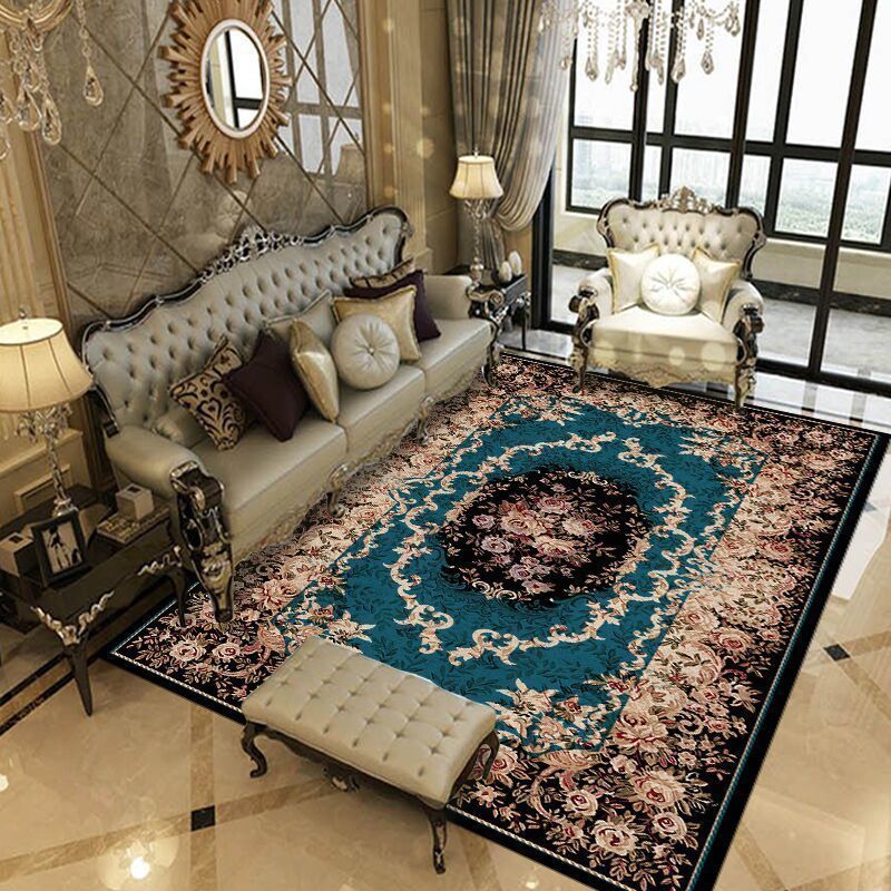 Rugava Machine-Washable Crystal Velvet Persian for Modern Palaces