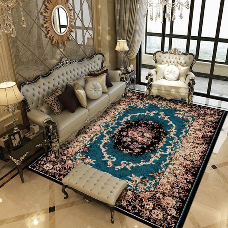 Rugava Machine-Washable Crystal Velvet Persian for Modern Palaces